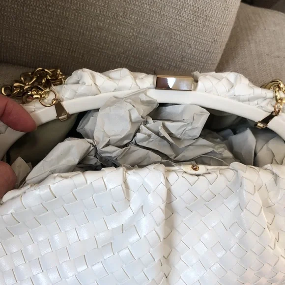 White House Black market woven Cross body bag/clutch - Picture 14 of 15